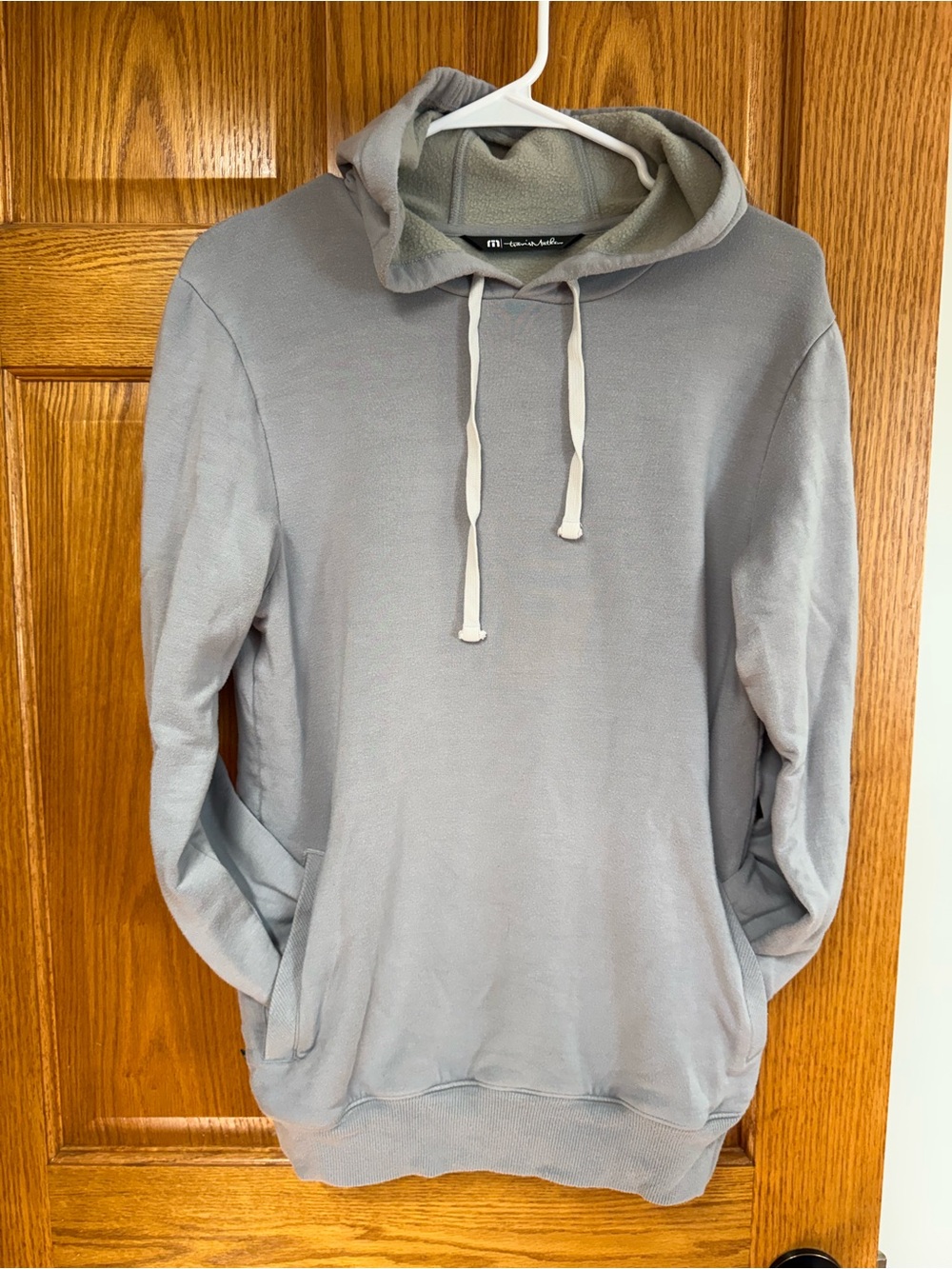 Travis Mathew Light Gray Pullover Hoodie